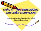 Xu hướng hợp tác, liên kết & thách thức an ninh