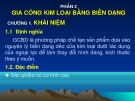 Phần 2: Gia công kim loại bằng biến dạng