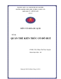 Tiểu luận: Quẩn thể kiến trúc cố đô Huế