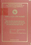 Khóa luận tốt nghiệp: Nghiên cứu những biến động trong văn hóa tiêu dùng ở Việt Nam để xây dựng chiến lược kinh doanh cho các doanh nghiệp Việt Nam