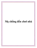 Truyện ngắn: Mẹ chồng đến chơi nhà