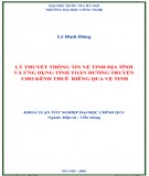 Luận văn Thông tin vệ tinh địa tĩnh - Lê Đình Dũng