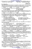 Đề thi khảo sát chất lượng lớp 12 dự thi đại học 2014 - Mã đề 179 (ĐH KHTN Trường THPT Chuyên KHTN)