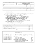 Đề kiểm tra cuối HK2 Toán và Tiếng Việt 3 - Trường TH Nguyễn Bỉnh Khiêm (2009-2010)