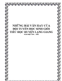 Những bài làm văn hay của học sinh tiểu học