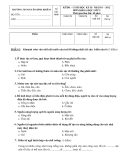 Đề thi cuối HK 2 Khoa học, Lịch sử và Địa lí 5 - TH Nguyễn Bỉnh Khiêm (2011-2012)