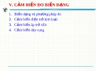 Bài giảng Cảm biến công nghiệp - Chương 5