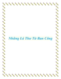 Những Lá Thư Từ Ban Công
