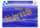 Bài giảng Tĩnh điện học: Phần III - ĐHBK TP.HCM