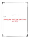 Sáng kiến kinh nghiệm: Phương pháp rèn kỹ năng nghe Tiếng Anh cho học sinh THCS