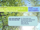 Bài thuyết trình Đặc điểm công nghệ xử lý nước thải sinh hoạt