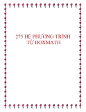 257 Bài tập về hệ phương trình năm 2014 - Kèm hướng dẫn giải