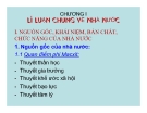 Bài giảng Nhà nước và pháp luật - Chương 1