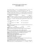 Đề thi thử ĐH môn Vật lí năm 2013 đề số 7