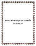 Hướng dẫn những tuyệt chiêu dẫn dụ bé tập vẽ