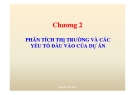 Bài giảng Phân tích thị trường và các yếu tố đầu vào của dự án - ThS. Nguyễn Kim Nam