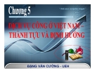 Bài giảng Tài chính công: Chương 5 - Đặng Văn Cường