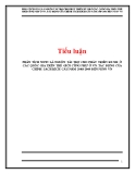 Tiểu luận: Phân tích ngân sách nhà nước là nguồn tài trợ cho phát triển kinh tế - xã hội ở các quốc gia trên thế giới cũng như ở Việt Nam. Tác động của chính sách kích cầu năm 2008-2009 đến ngân sách nhà nước Việt Nam