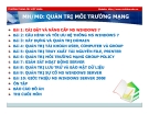Bài giảng Quản trị môi trường mạng server: Bài 1 - TC Việt Khoa