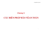 Bài giảng An toàn điện: Chương 3 - Ths. Nguyễn Công Tráng