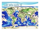 Bài giảng Luật biển quốc tế