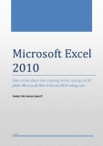 Microsoft Excel 2010 - Trung tâm tin học kinh tế