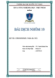 Đề tài: Chromosome (Nhiễm sắc thể)
