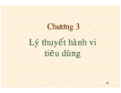 Bài giảng Kinh tế vi mô: Chương 3 - TS. Hạ Thị Thiều Dao