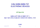 Bài giảng Cấu kiện điện tử Electronic Devices - Đỗ Mạnh Hà