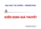 Bài giảng Nguyên lý thống kê: Chương 8 - ThS. Ngô Thái Hưng