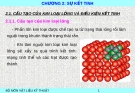 Bài giảng Chương 2: Sự kết tinh