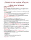 Tài liệu Ôn thi Đại học môn Sinh