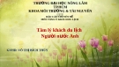 Báo cáo Tâm lý khách du lịch: Tâm lý khách du lịch người nước Anh