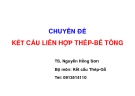 Bài giảng chuyên đề Kết cấu liên hợp thép-bê tông - TS. Nguyễn Hồng Sơn