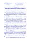 Thông tư Số: 29/2014/TT-BNNPTNT