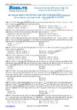 Chuyên đề LTĐH môn Sinh học: Phương pháp giải bài tập di truyền của quần thể (phần 1)