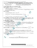 Đề thi thử môn Toán - Kỳ thi tốt nghiệp THPT: Đề số 3