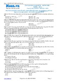 Chuyên đề LTĐH môn Hóa học: Ôn tập kim loại kiềm-kiềm thổ-nhôm (Đề 4)
