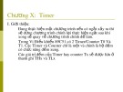 Bài giảng Chương 10: Timer