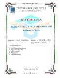 Tiểu luận: Kỹ thuật phát hiện rò rỉ khí Hydrocarbon