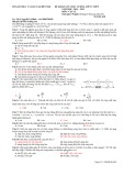 Đề khảo sát chất lượng lớp 12 THPT năm học 2014 - 2015 môn Vật lí