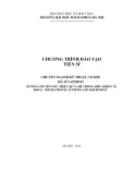 Chương trình đào tạo Tiến sĩ ĐHBKHN:  Kỹ thuật cơ khí hướng chuyên sâu thiết bị và hệ thống điều khiển tự động
