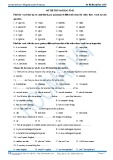 Đề thi thử Đại học môn Tiếng Anh (Số 2)