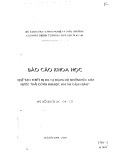 Báo cáo khoa học: Chế tạo thiết bị đo tự động của nước thải công nghiệp, ghi và cảnh bảo - Viện kỹ thuật thiết bị