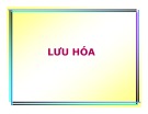 Bài giảng môn Công nghệ cao su: Lưu hóa