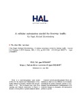A cellular automaton model for freeway traffic