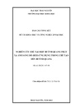Đề tài khoa học và công nghệ cấp đại học: Nghiên cứu chế tạo bột huỳnh quang phát xạ ánh sáng đỏ (RED) ứng dụng trong chế tạo đèn huỳnh quang