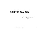 Bài giảng Điện tim căn bản - BS. Hà Ngọc Bản