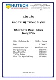 Báo cáo Bảo trì hệ thống mạng: OSPFv3 và Dual-Stack trong IPv6