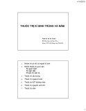 Bài giảng Thuốc trị kí sinh trùng và nấm - PGS.TS. Võ Thị Trà An